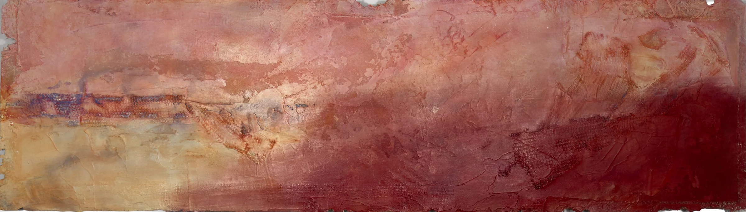Die Mauern von Samarkand — 40 cm × 140 cm, 2026, von Ulf Obermann-Löwenstein