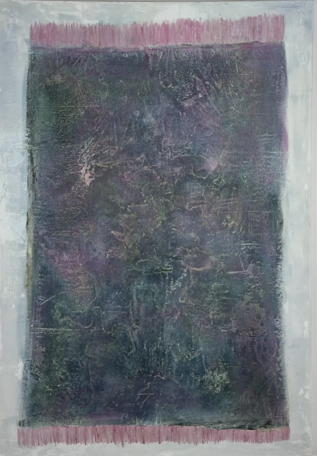 Debbisch – Einzelarbeit von Flu, entstanden 2024, Format 60 cm × 50 cm.
