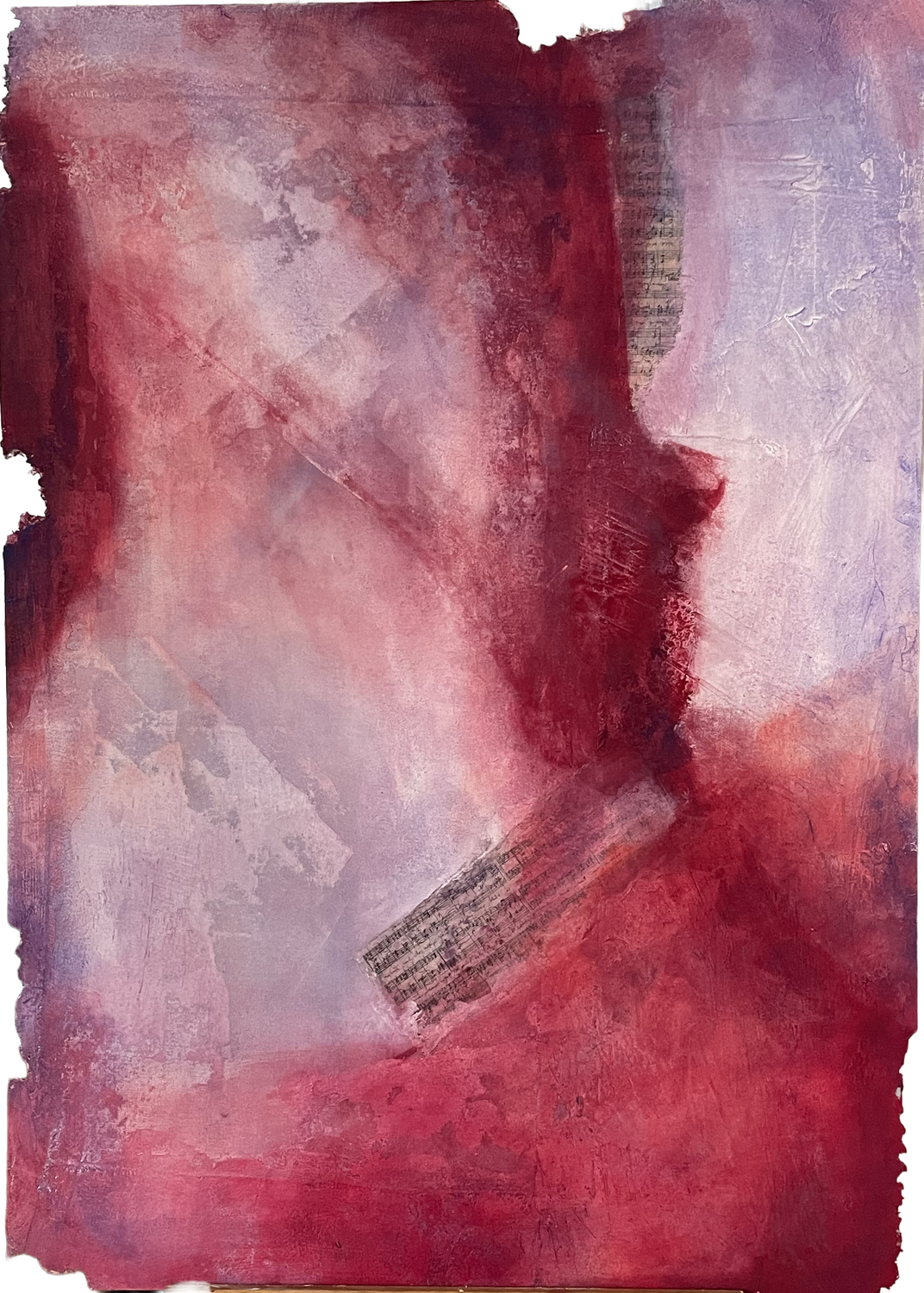 Nebelräume I – Schichten der Stille, 2021, 80 x 80 cm – Serie von Flu